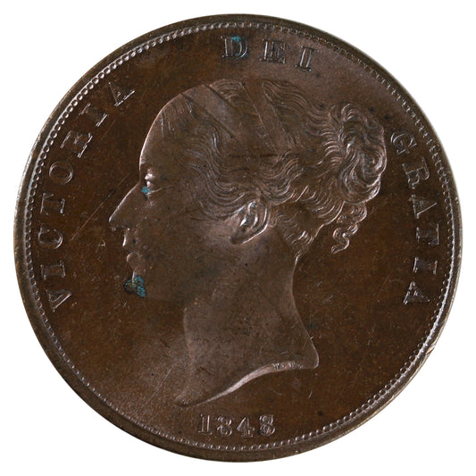 Great Britain 1848/7 Penny UNC+ (MS-62) $