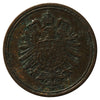 German Empire 1876A Pfennig Almost Uncirculated (AU-50)