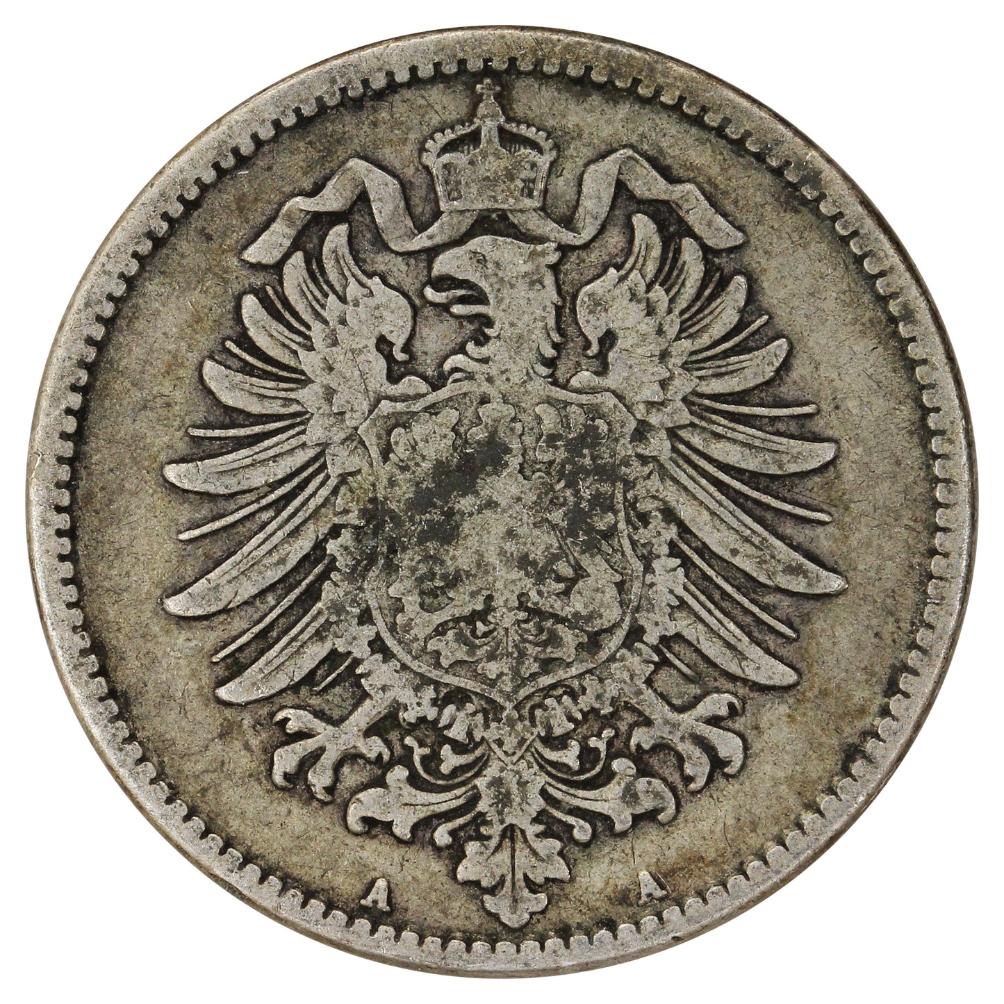 German Empire 1876A Mark Extra Fine (EF-40)