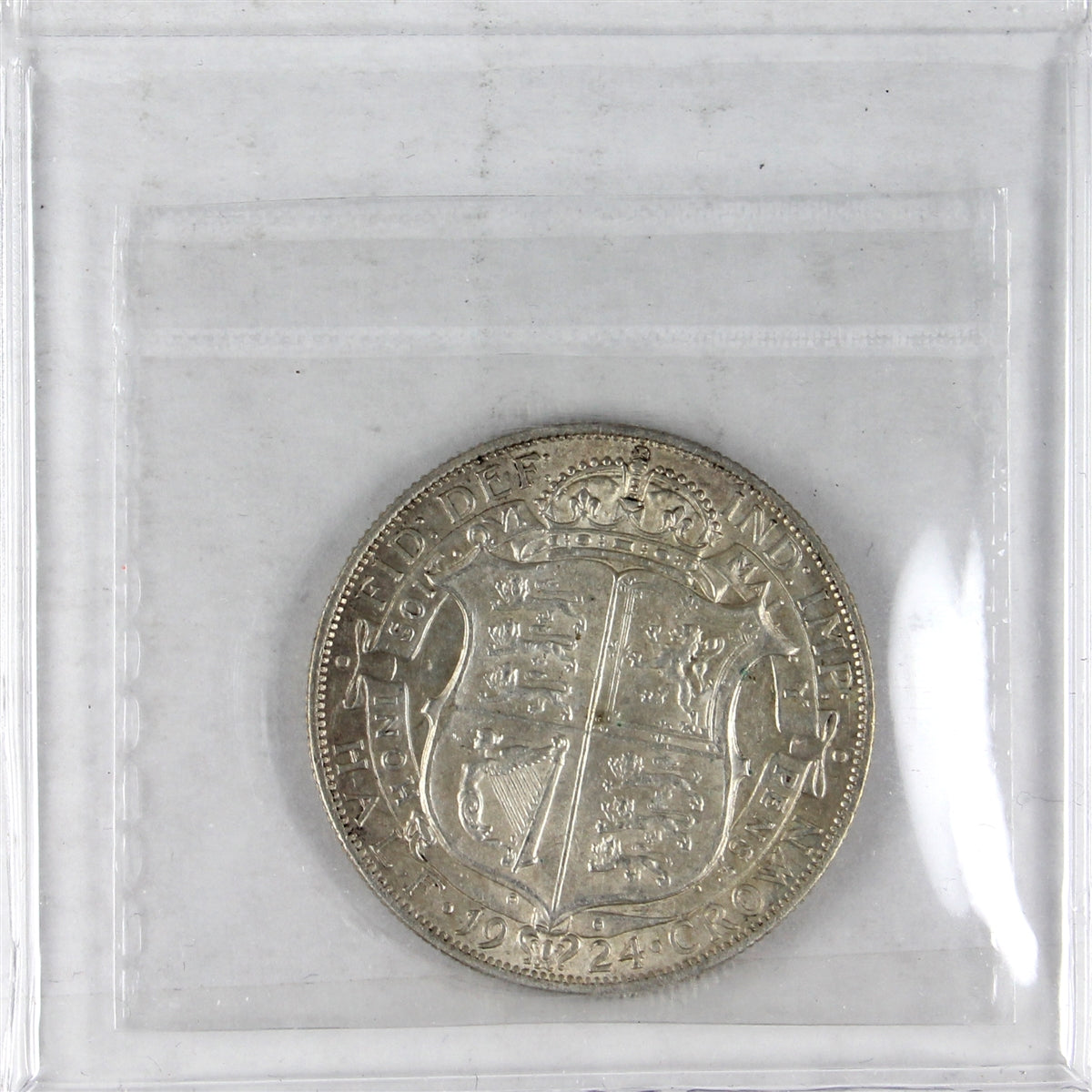 Great Britain 1924 Half Crown ICCS Certified AU-55