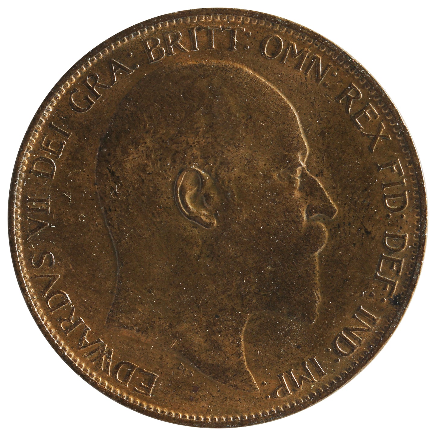 Great Britain 1907 Penny VF-EF (VF-30)