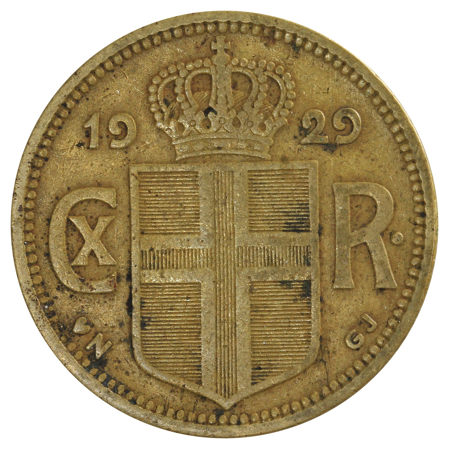 Iceland 1929NGJ Krona VF-EF (VF-30)