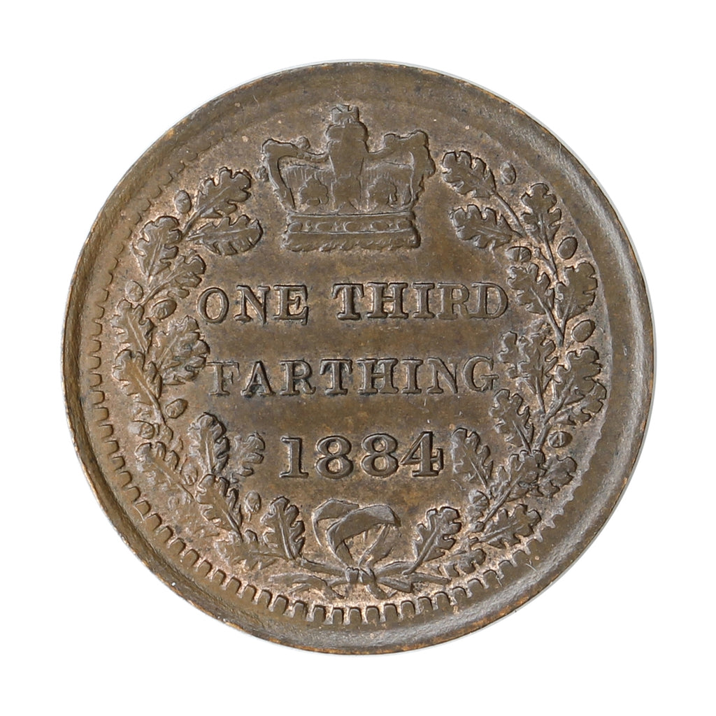 Great Britain 1884 1/3 Farthing Uncirculated (MS-60) $