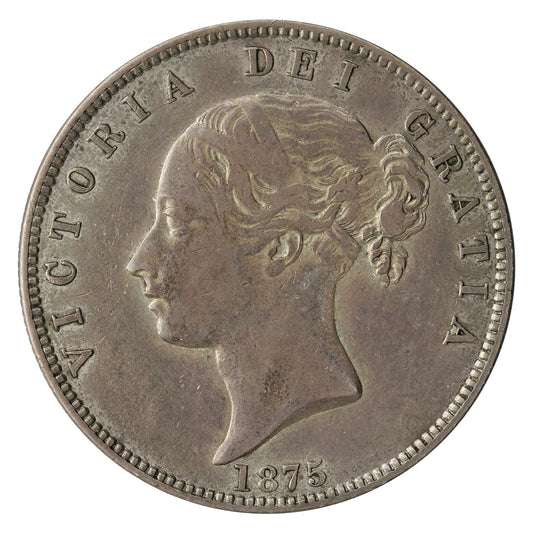 Great Britain 1875 1/2 Crown Extra Fine (EF-40) $