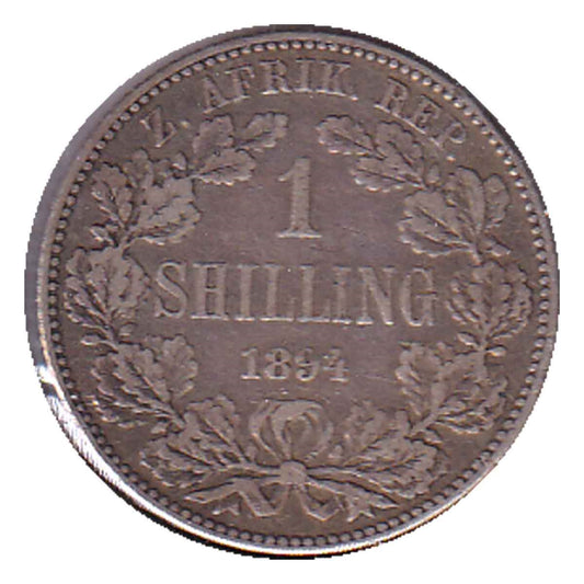 South Africa 1894 Shilling Very Fine (VF-20) $