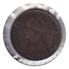 Great Britain 1860 Toothed Border Farthing Extra Fine (EF-40) $