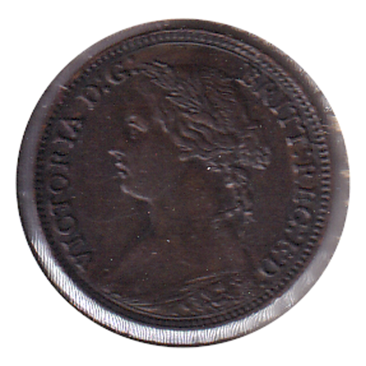 Great Britain 1874H Farthing EF-AU (EF-45) $