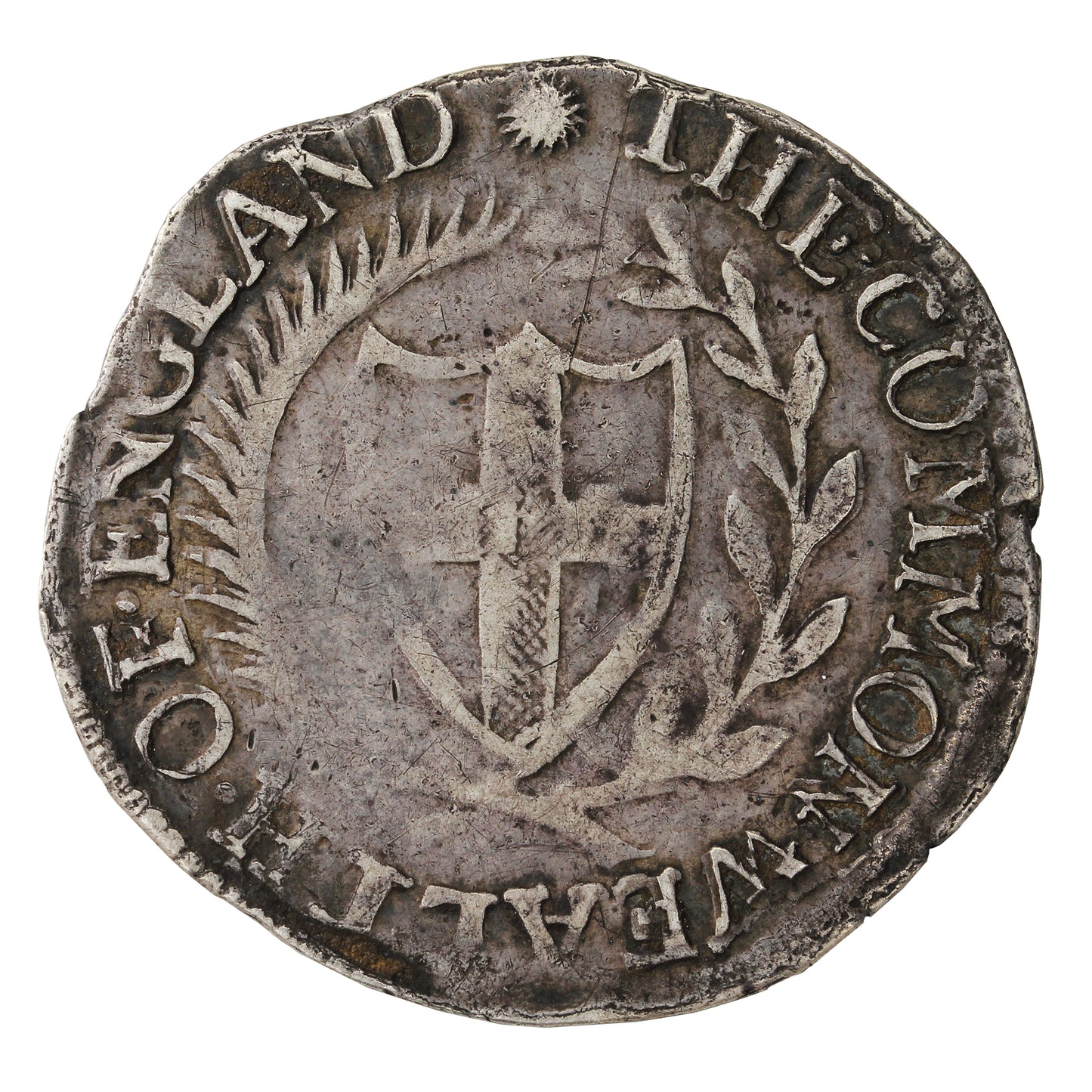 Great Britain 1656 Commonwealth Shilling Royal Mint VF-EF (VF-30) $