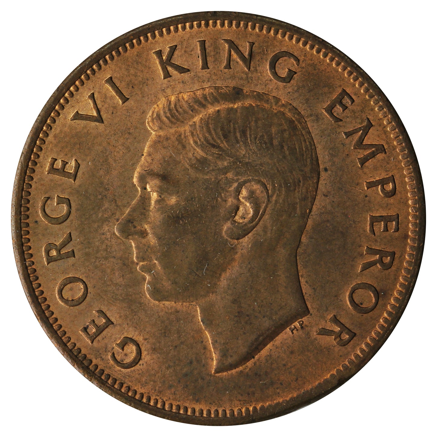 New Zealand 1942 Penny AU-UNC (AU-55)