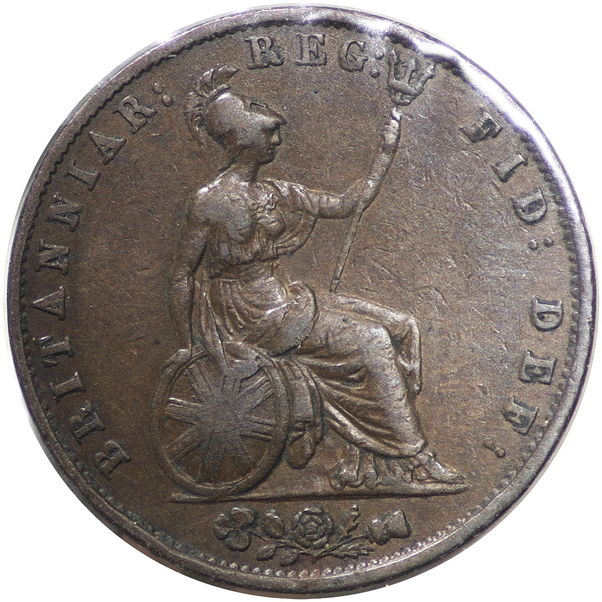 Great Britain 1855 1/2 Penny VF-EF (VF-30) $