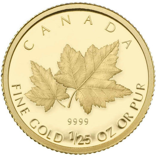 2009 Canada 50-Cent Red Maple 1/25oz Gold Coin (TAX Exempt)