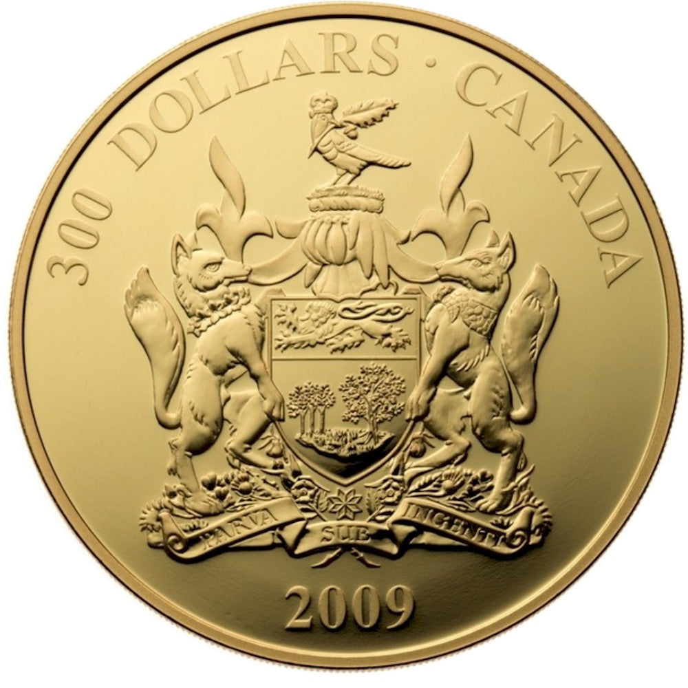 2009 Canada $300 14K Gold Coin - Prince Edward Island Coat of Arms