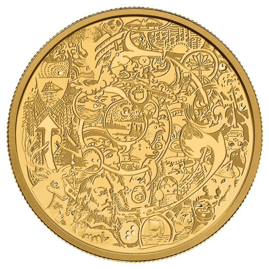 2014 $250 Canadian Contemporary Art Pure Gold Coin (No Tax)