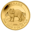 2014 Canada $10 Arctic Fox 1/4oz. Pure Gold Coin (No Tax)