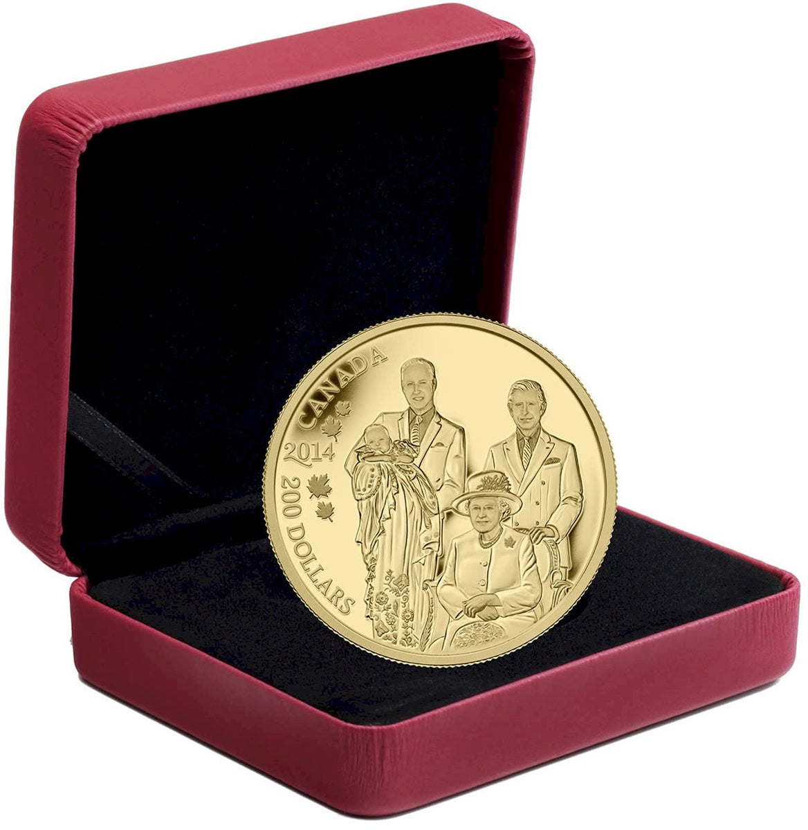 2014 Canada $200 Royal Generations Pure Gold Coin (No Tax) - 134356