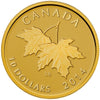 2014 Canada $10 Maple Leaves with 1953 Effigy 1/4oz. Pure Gold (NO Tax)