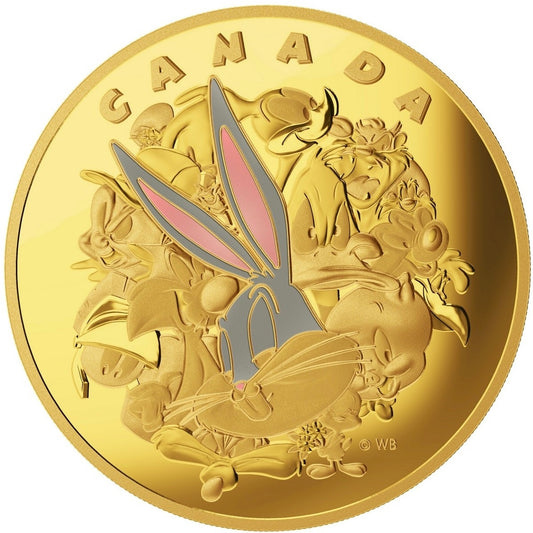 2015 Canada $2,500 Looney Tunes Ensemble Cast Gold (No Tax)