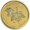 2016 Canada $10 Maple Leaves with 2003 Effigy 1/4oz. Pure Gold Coin (No Tax)