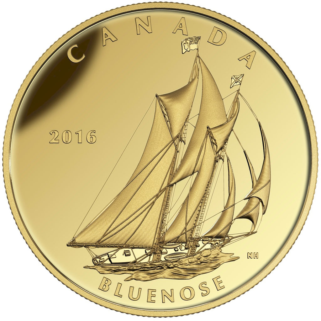 2016 Canada $200 Tall Ships Legacy: The Bluenose Pure Gold (No Tax)