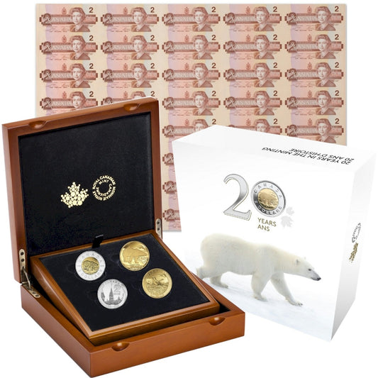 2016 Canada 4-coin 20 Years in the Making Platinum & Gold Set (No Tax)