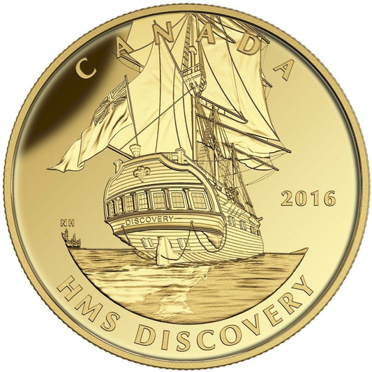 2016 Canada $200 HMS Discovery Tall Ships Legacy Pure Gold (No Tax)