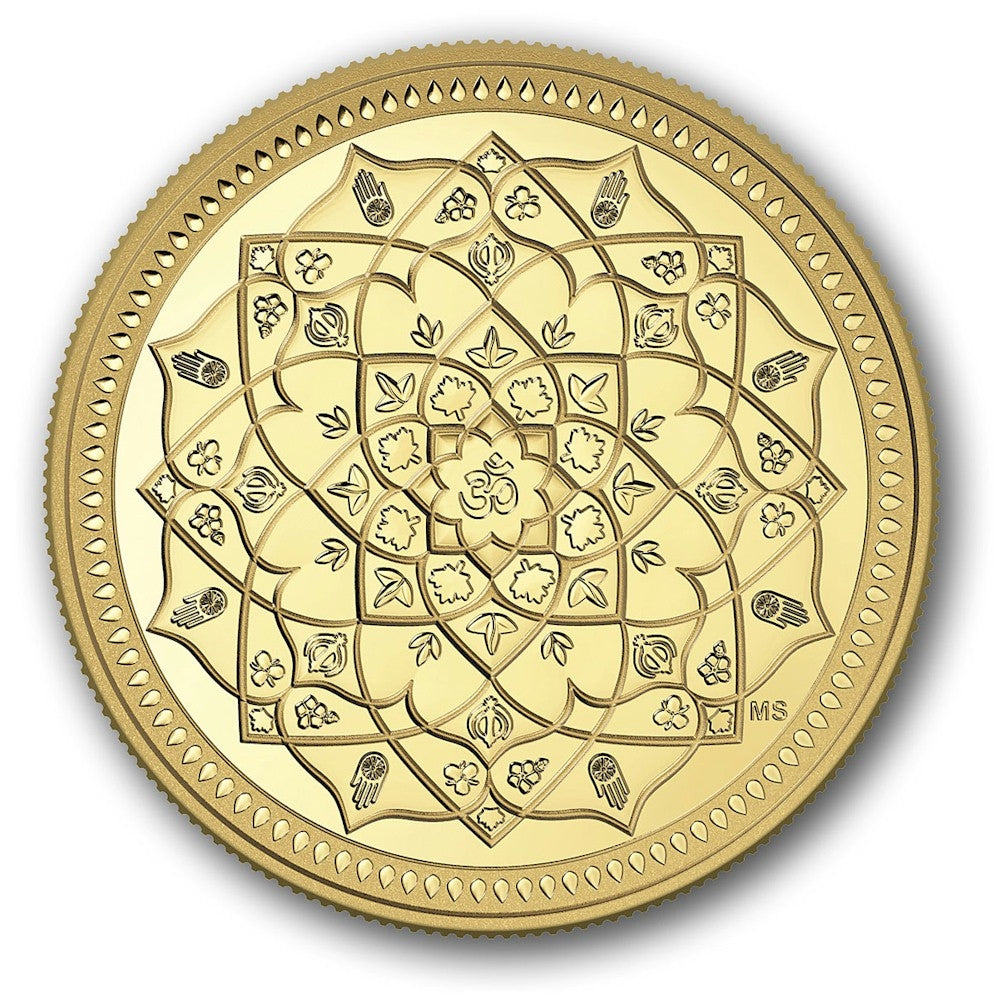 2016 Canada $200 Diwali: Festival of Lights Pure Gold Coin (No Tax)