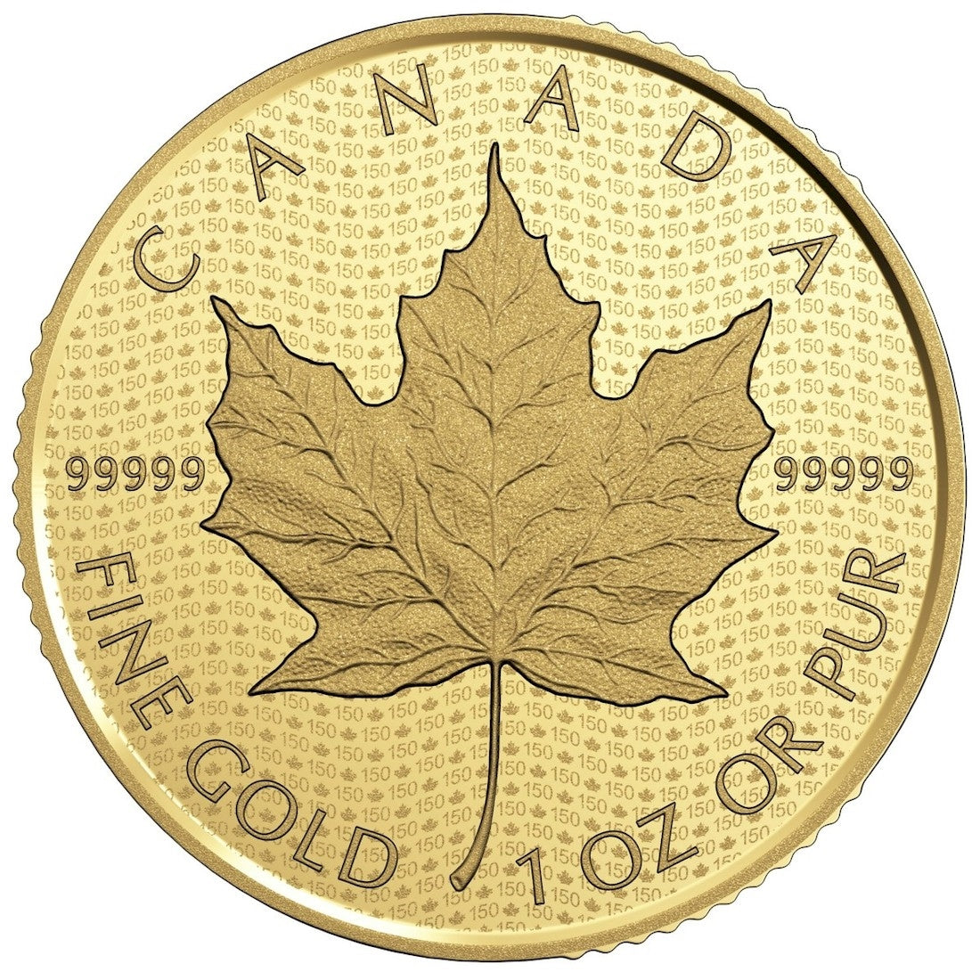 2017 Canada $200 150th Iconic Maple Leaf Gold (No Tax)