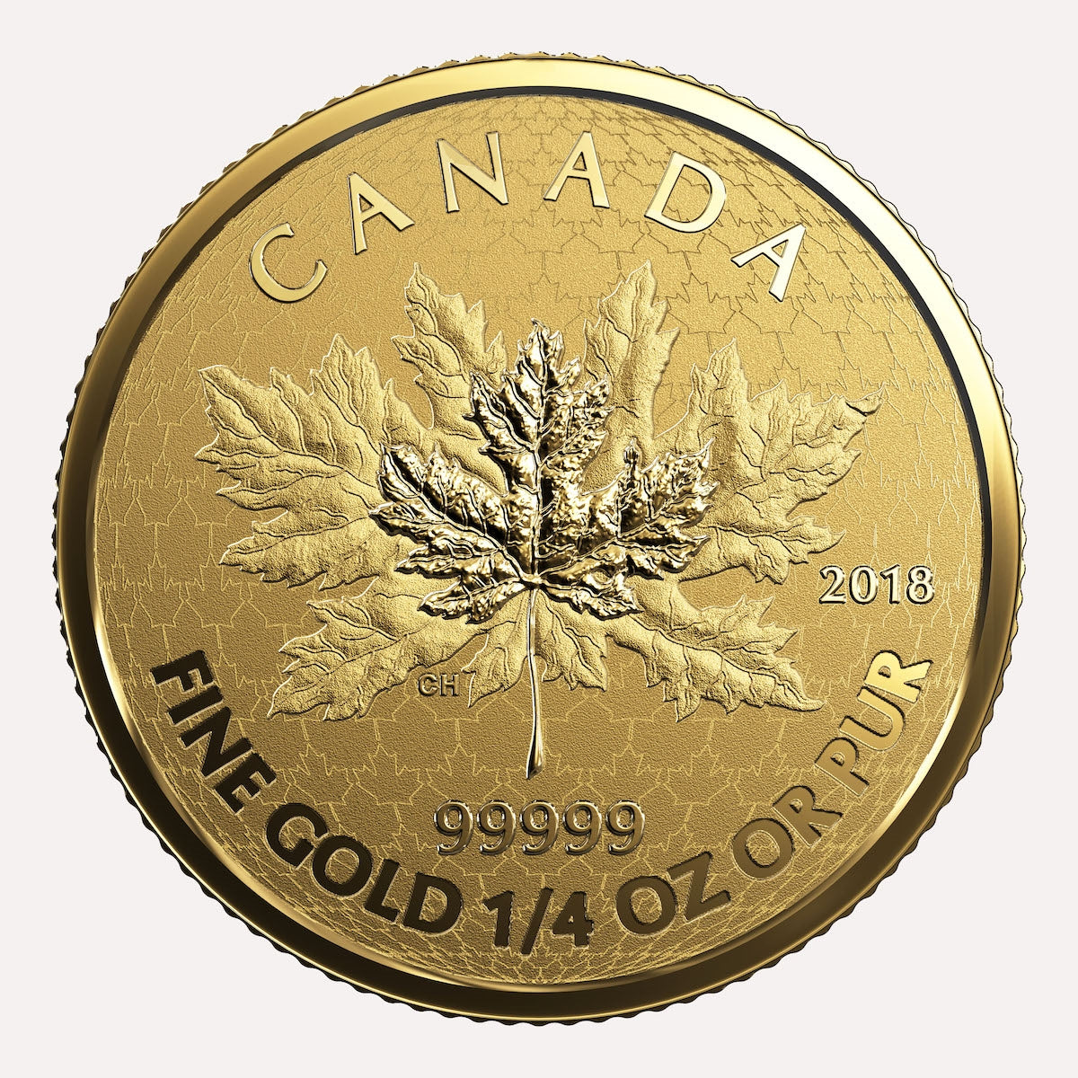 2018 Canada The Maple Leaf Pure Gold Fractional Set (No Tax)