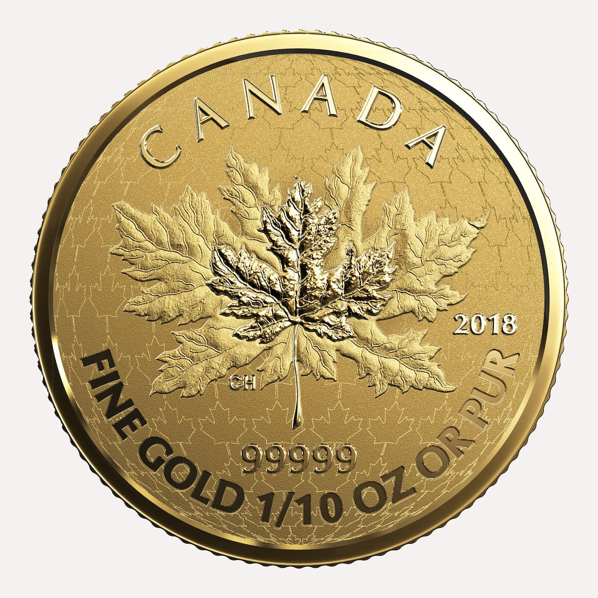 2018 Canada The Maple Leaf Pure Gold Fractional Set (No Tax)