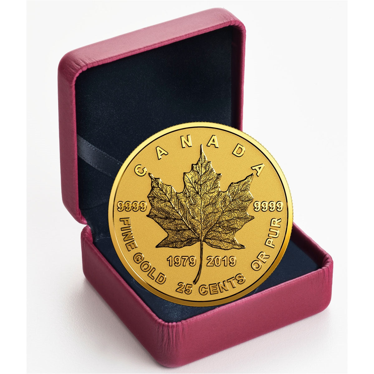 2019 Canada 25-cent 40th Anniversary of the GML Pure Gold Coin (No Tax)