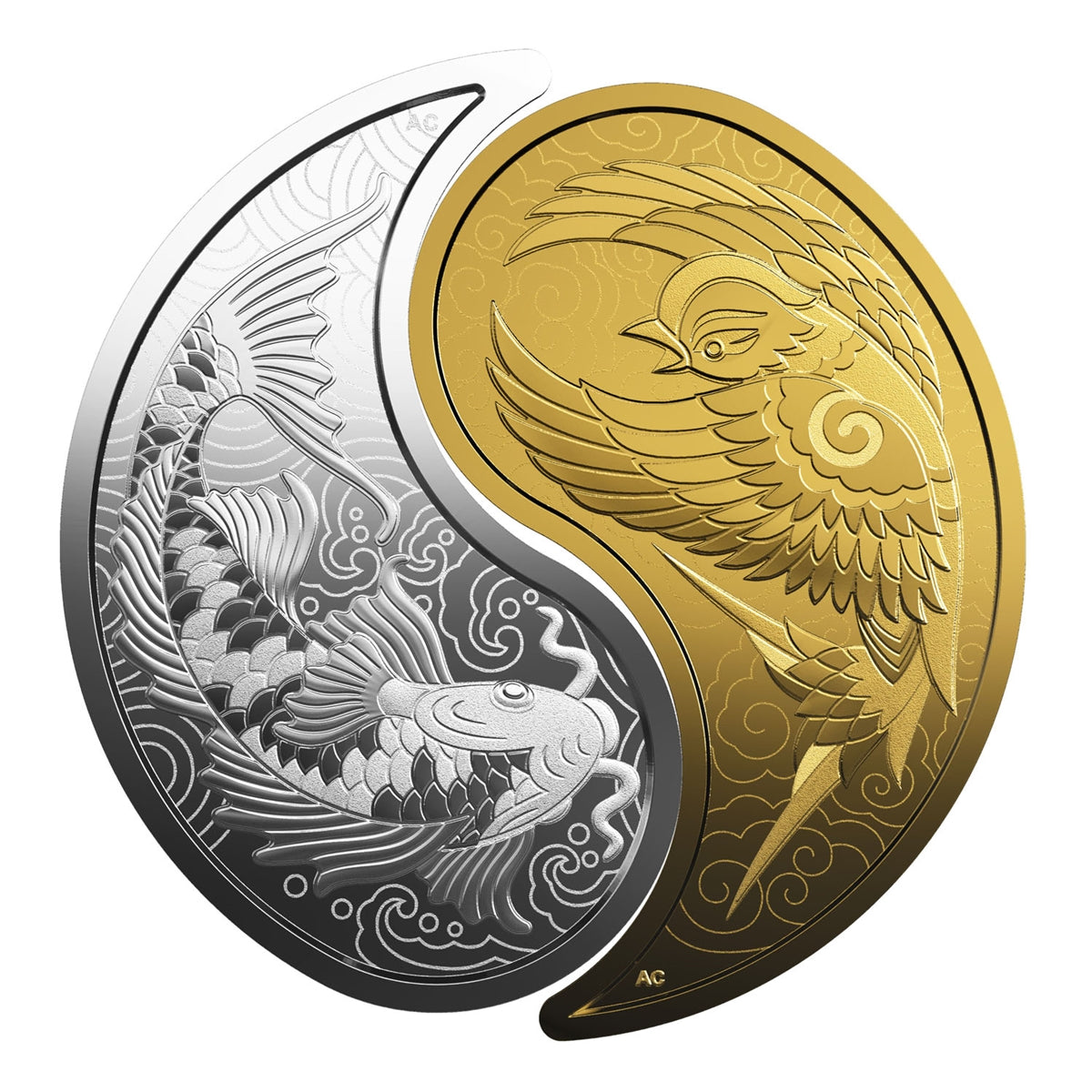 2019 Canada Yin and Yang Pure Gold & Fine Silver 2-coin Set (No Tax)