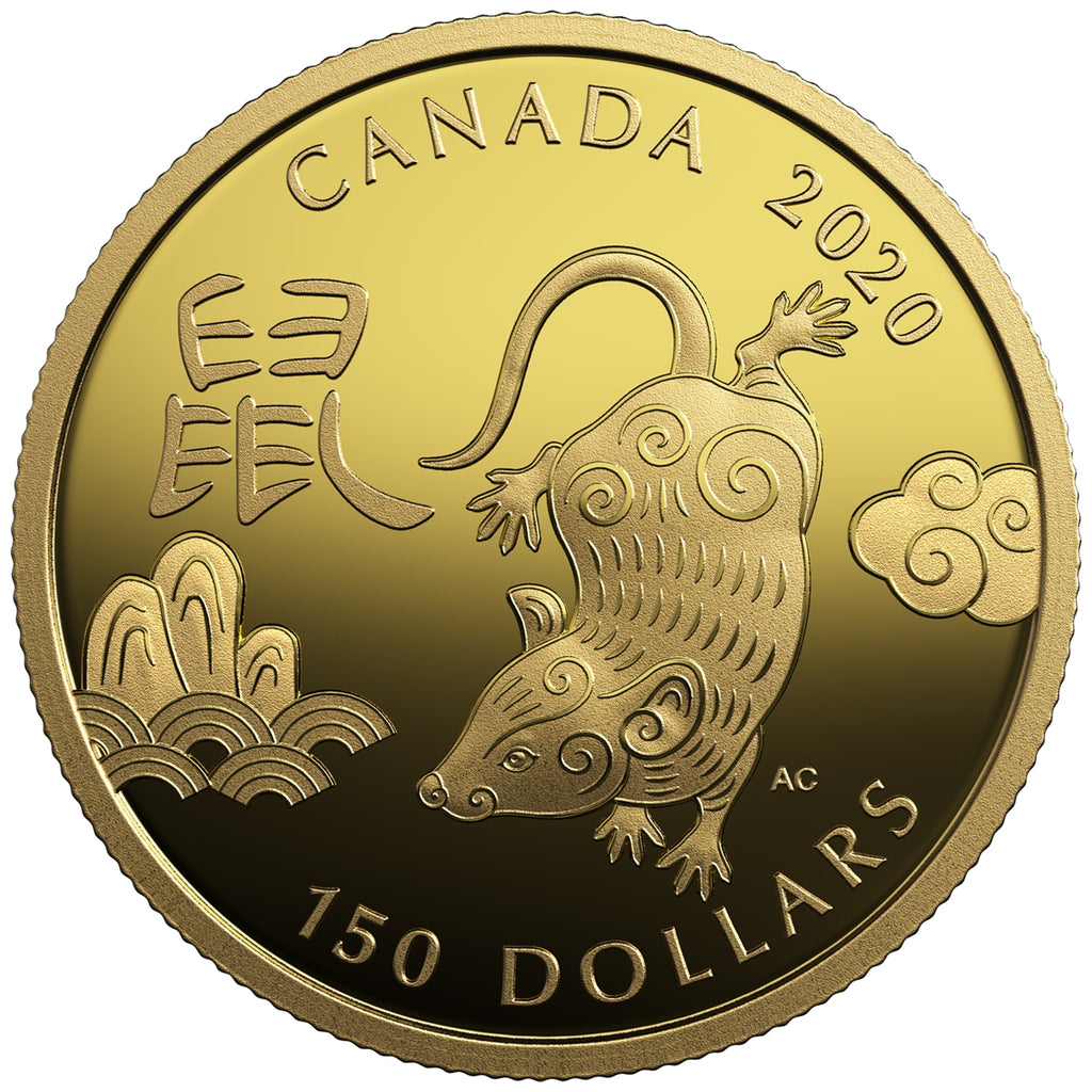 2020 Canada $150 Year of the Rat Gold