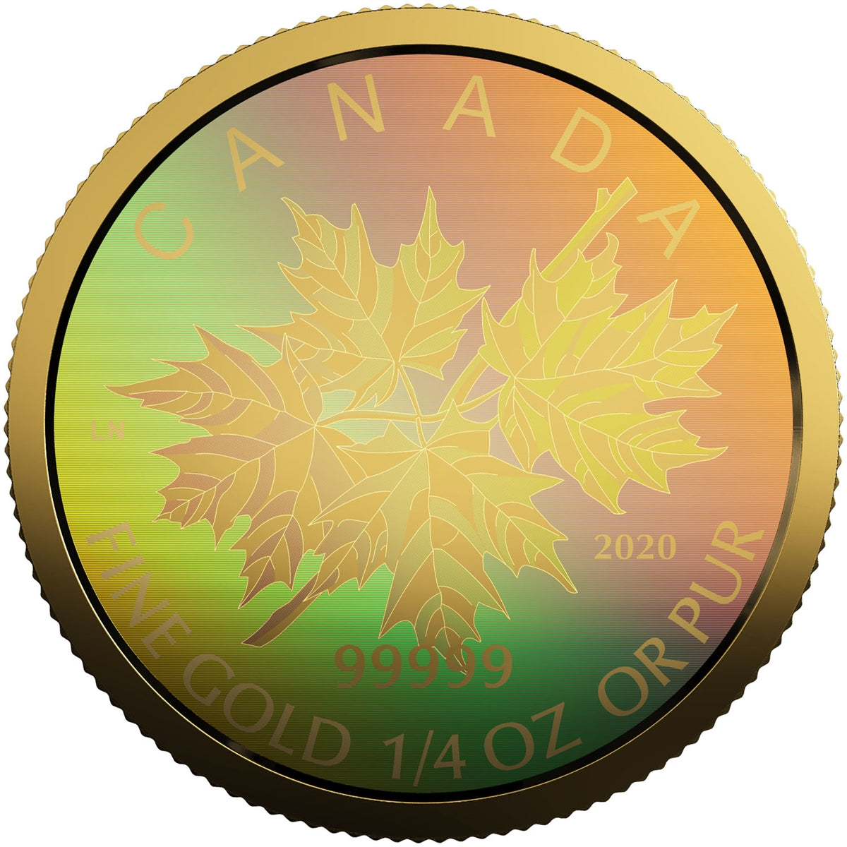 2020 Canada Pure Gold Fractional Set (TAX Exempt)