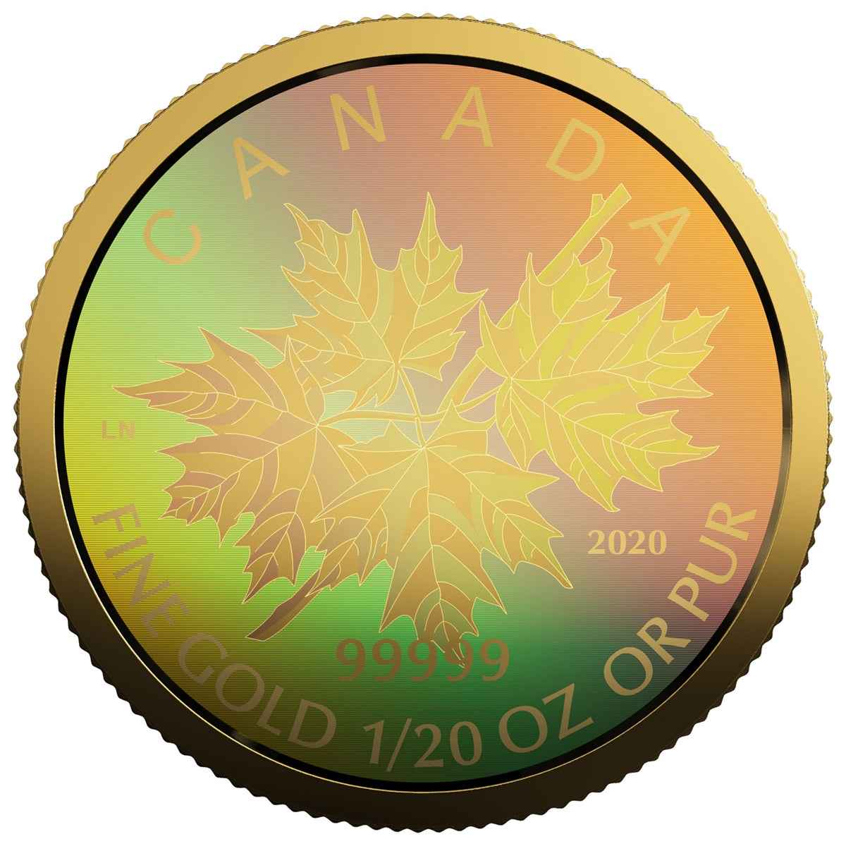 2020 Canada Pure Gold Fractional Set (TAX Exempt)