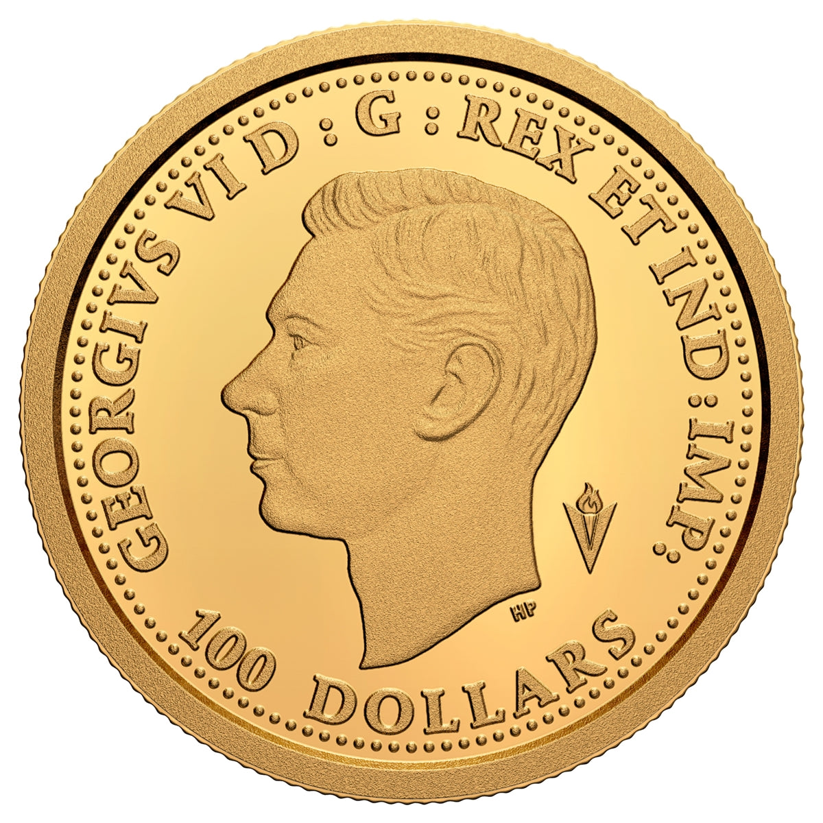 2020 Canada $100 75th Anniversary of V-E Day 14-Karat Gold