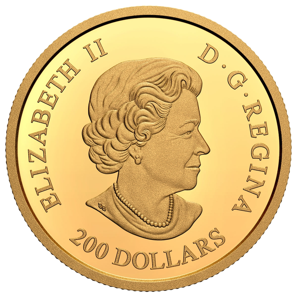 2020 Canada $200 The Queen Elizabeth Rose Pure Gold Coin