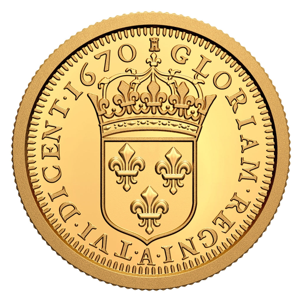 2020 Canada $10 Relics of New France - Louis XIV 15 Sol Pure Gold (No Tax)