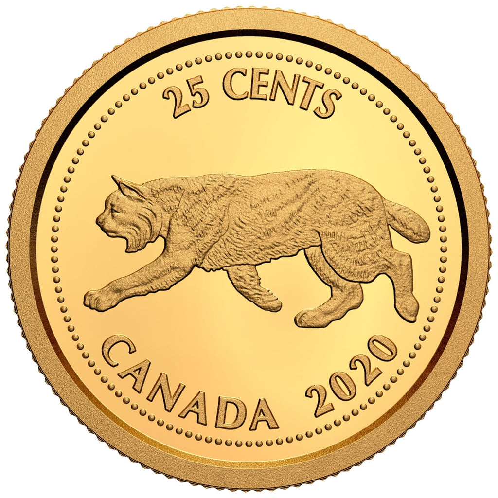 2020 Canada 1/10th oz. Tribute to Alex Colville: 1967 25-cent Pure Gold Coin (NO TAX)