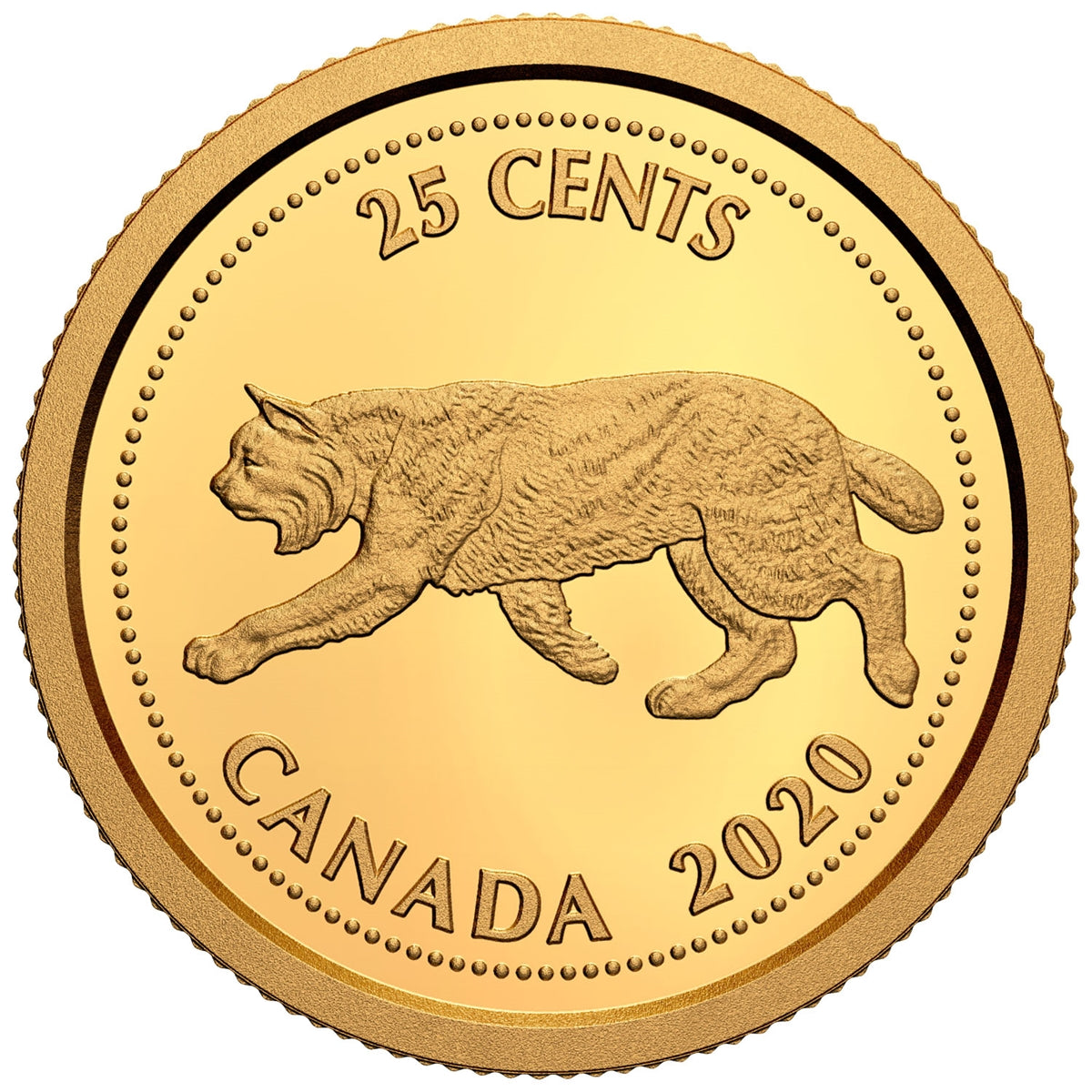 2020 Canada 1/10th oz. Tribute to Alex Colville: 1967 25-cent Pure Gold Coin (NO TAX)