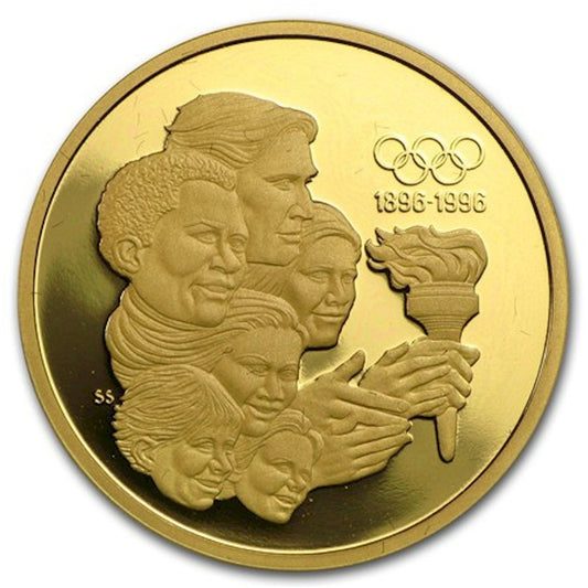 1992 Canada $175 22K Gold 100th Anniversary of the Olympic Movement