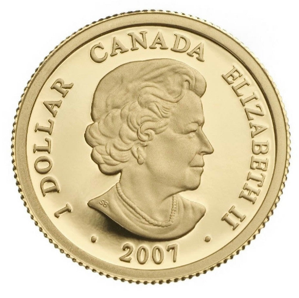 2007 Canada $1 Gold Louis .999 Fine Gold Coin (TAX Exempt)