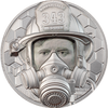 2021 Cook Islands $250 Real Heroes - Firefighter 1oz .9995 Platinum (No Tax) Cap. scr.