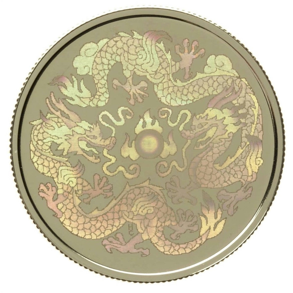 2000 Canada $150 Year of the Dragon Gold Hologram (scuffed cardboard sleeve)