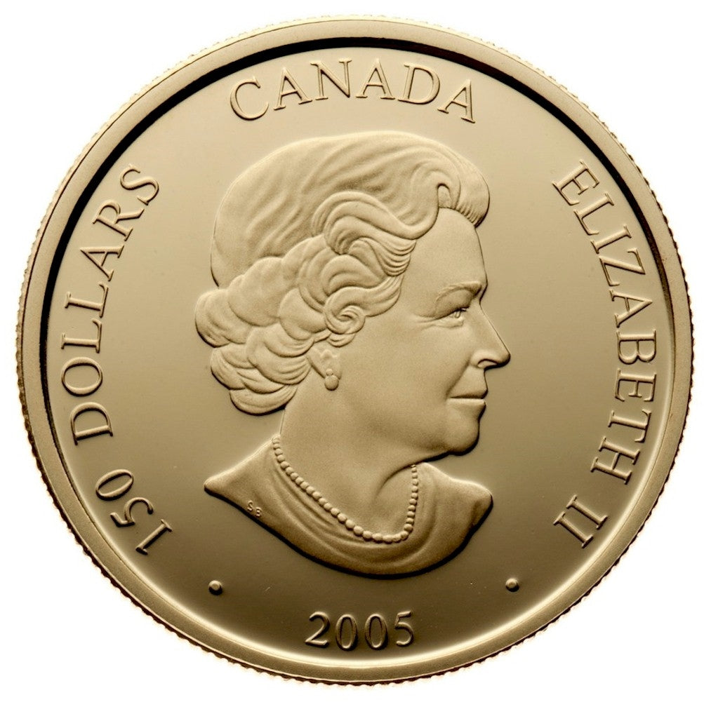 2005 Canada $150 Year of the Rooster 18k Gold Hologram