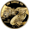 1996 Canada $100 First Major Gold Discovery in the Klondike 14K Gold