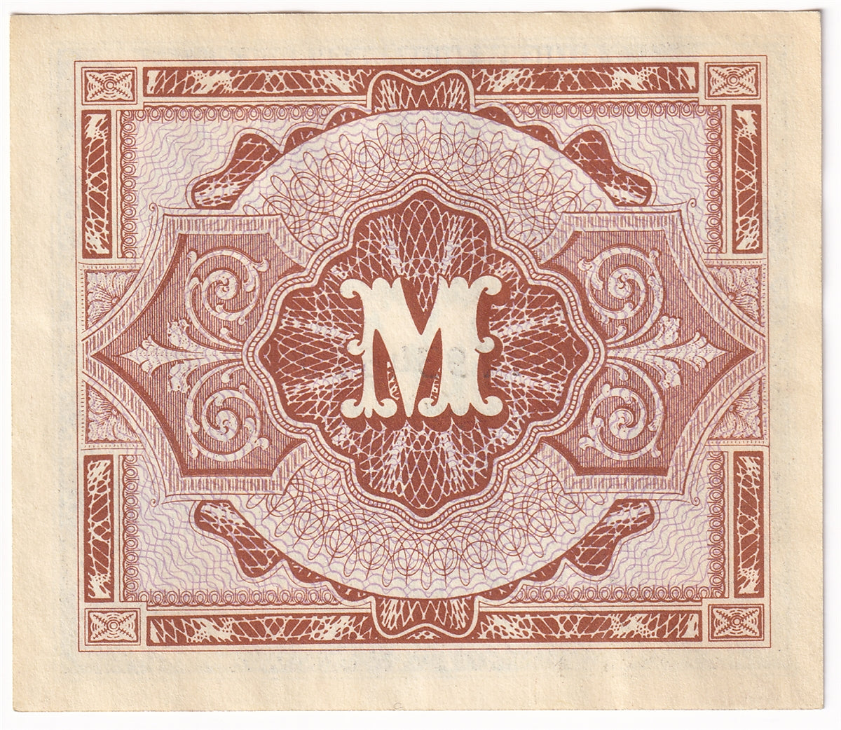 Germany 1944 1 Mark Note, Pick #191a, With F, AU