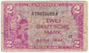 Germany 1948 2 Deutsche Mark Note, Pick #3a, VG-F (writing)