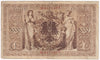 Germany 1910 1,000 Mark Note, Pick #44a, 6 Digit, F (L)