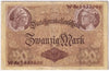 Germany 1914 20 Mark Note, Pick #48b, VF (L)