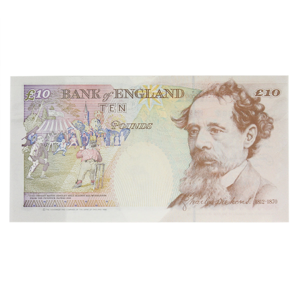 Great Britain 1993 10 Pound Note, BE168c, AU